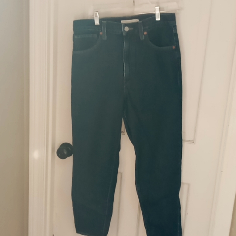 Levi's high waisted mom jeans
